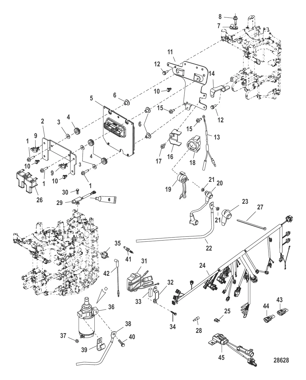 Электрические компоненты 1C104333/0P560349 и ниже