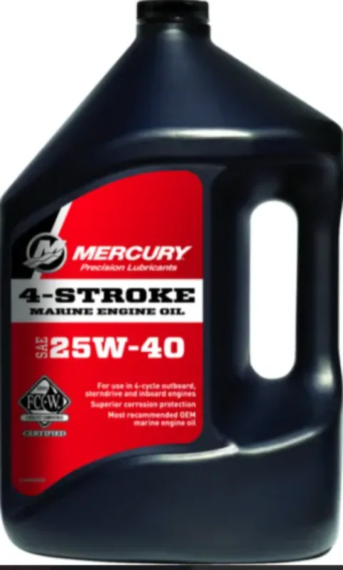 МАСЛО ДЛЯ 4-ТАКТНЫХ ДВИГАТЕЛЕЙ 25w-40 МИНЕРАЛЬНОЕ MERCURY 3,78 L