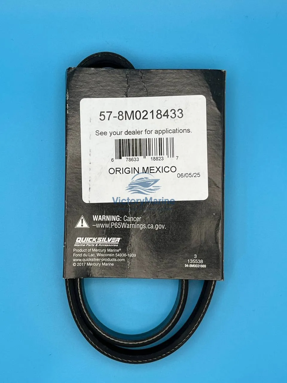 8M0218433 Ремень генератора Mercury 3.4L 4.6L V8 V6 8M0142251