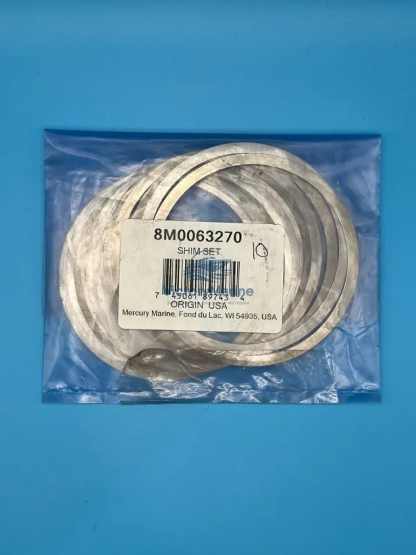Набор регулировочных шайб (shim set) для редуктора лодочных моторов Mercury