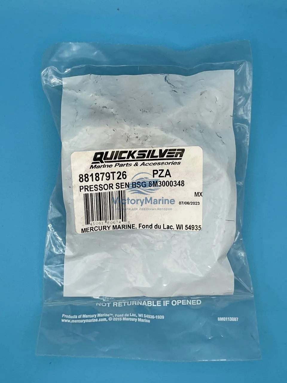 881879T26 Датчик давления Mercury (QUICKSILVER)