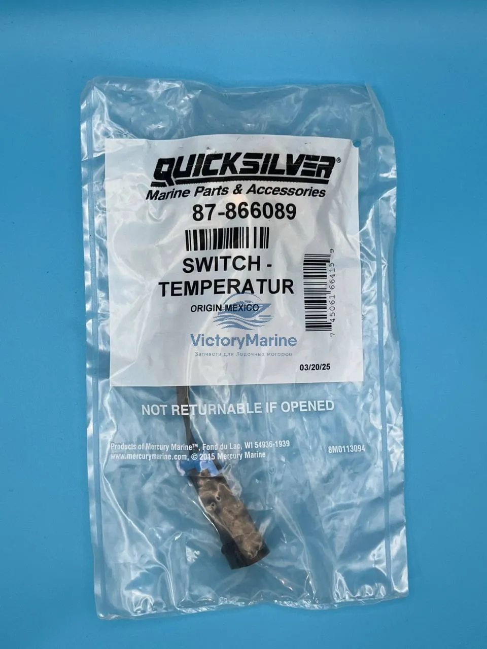 866089 Тепловой переключатель Mercruiser (QUICKSILVER)