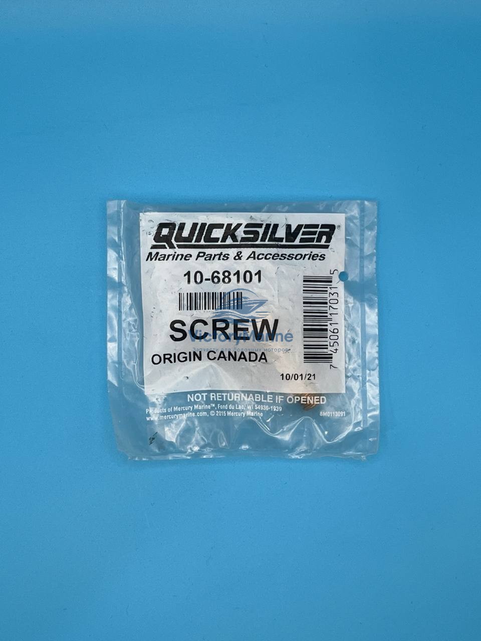 68101 Винт крепежный 0.375-16 x 1.375" Mercury / MerCruiser (QUICKSILVER)