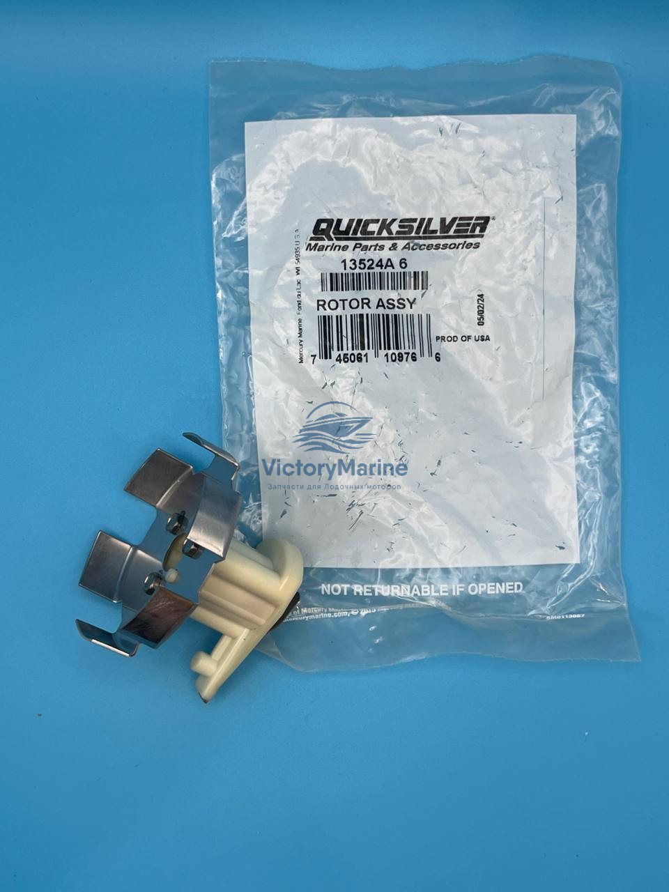 13524A6 БЕГУНОК РАСПРЕДЕЛИТЕЛЯ ЗАЖИГАНИЯ MERCRUISER 4.3L/LX КАРБЮРАТОРНЫЙ