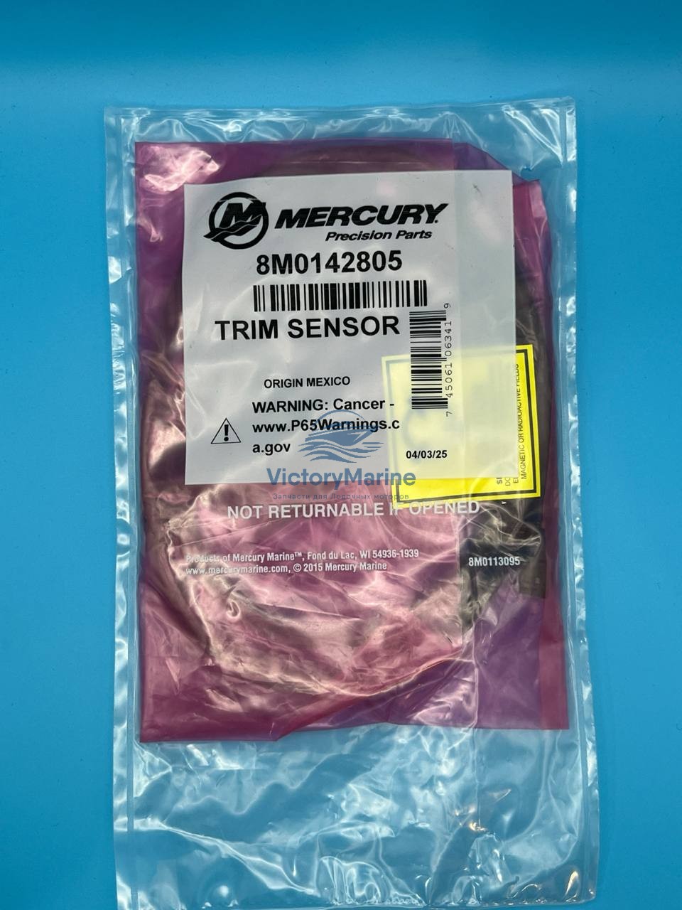 8M0142805 Датчик трима новый Mercury V6/V8