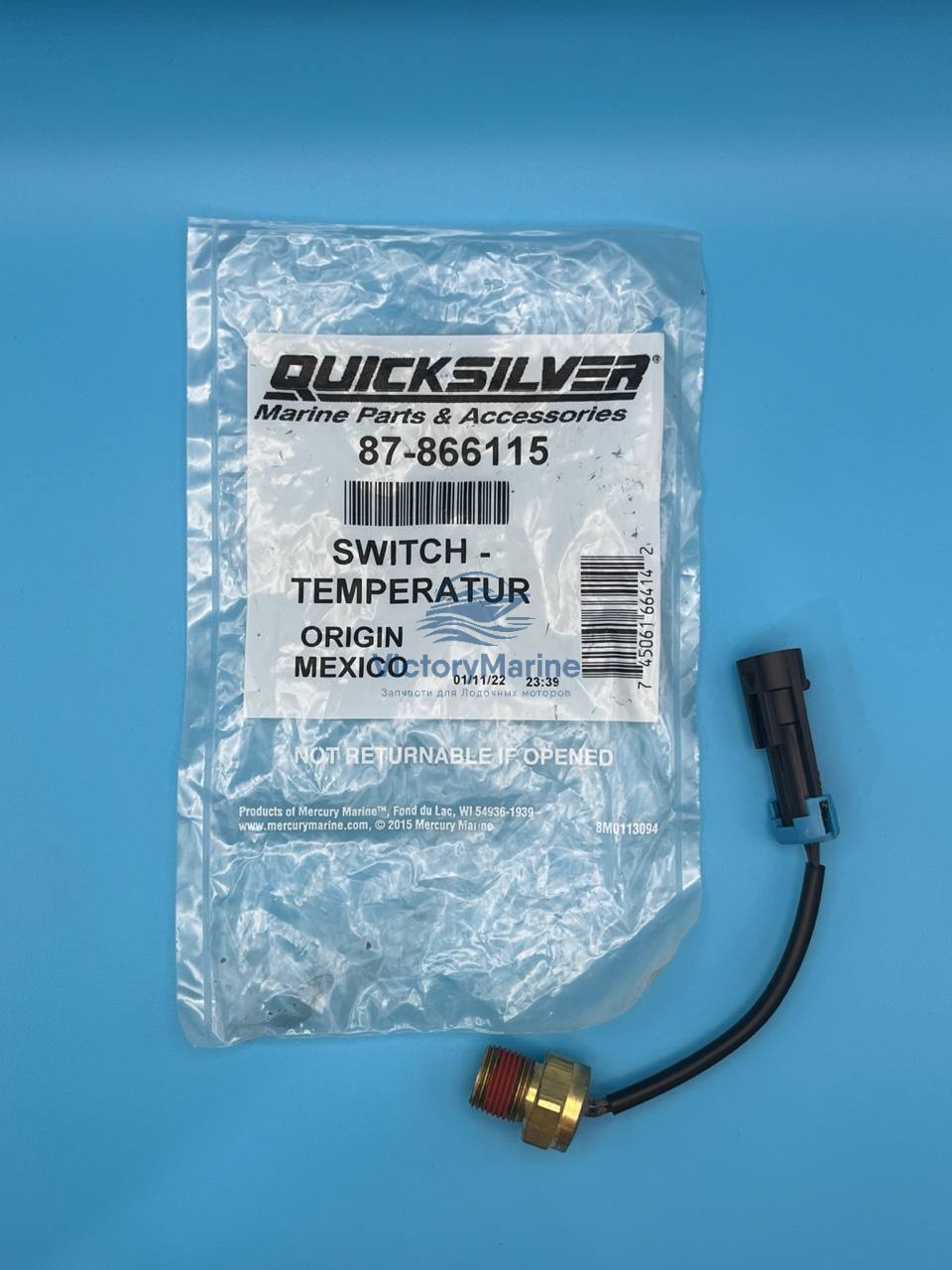 866115 Датчик температуры Mercruiser 3.0L (QUICKSILVER)
