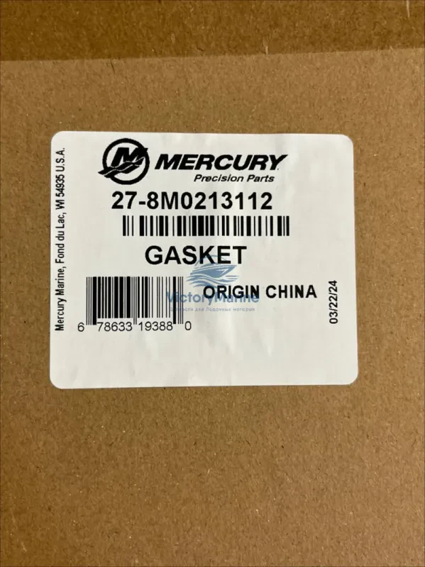 Прокладка блока цилиндров Mercury  F30- F60 EFI 8M0163129 892319001.