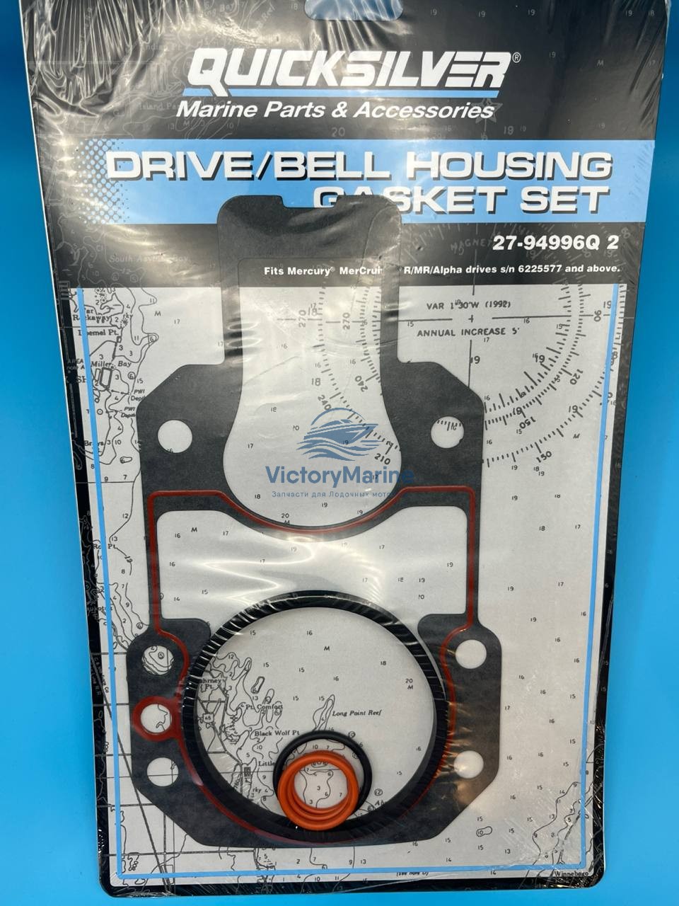 94996Q2 Прокладка транцевой сборки Mercruiser Alpha Bravo.