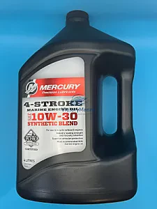8M0142151 Масло Mercury 10W-30 SYNTHETIC BLEND (8M0206996)