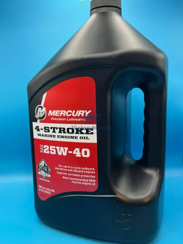 МАСЛО ДЛЯ 4-ТАКТНЫХ ДВИГАТЕЛЕЙ 25w-40 МИНЕРАЛЬНОЕ MERCURY 3,78 L
