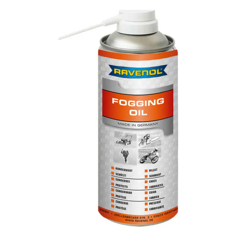 Консервирирующая смазка-спрей для 2 и 4Т двигателей RAVENOL Fogging Oil (0,4 литра)