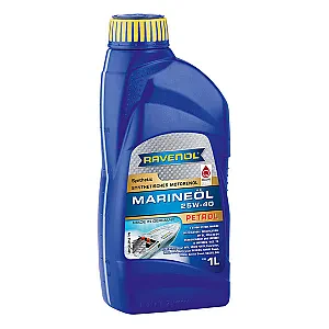 Моторное масло RAVENOL Marineoil PETROL 25W-40 Synthetic (1 литр)