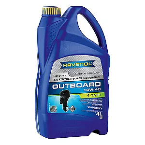 Моторное масло для 4-T лодочных моторов RAVENOL Outboardoel 4T 10W-40 (4 литра)