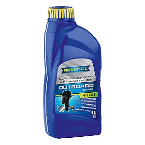 Моторное масло для 4-T лодочных моторов RAVENOL Outboardoel 4T 10W-40 (1 литр)