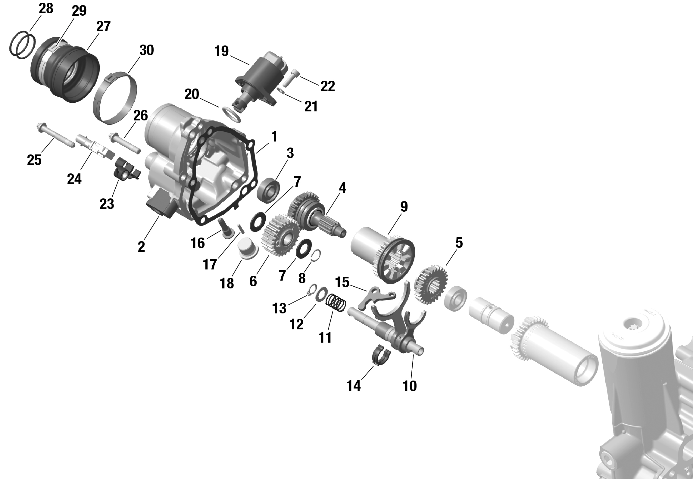 ROTAX коробка передач iDF