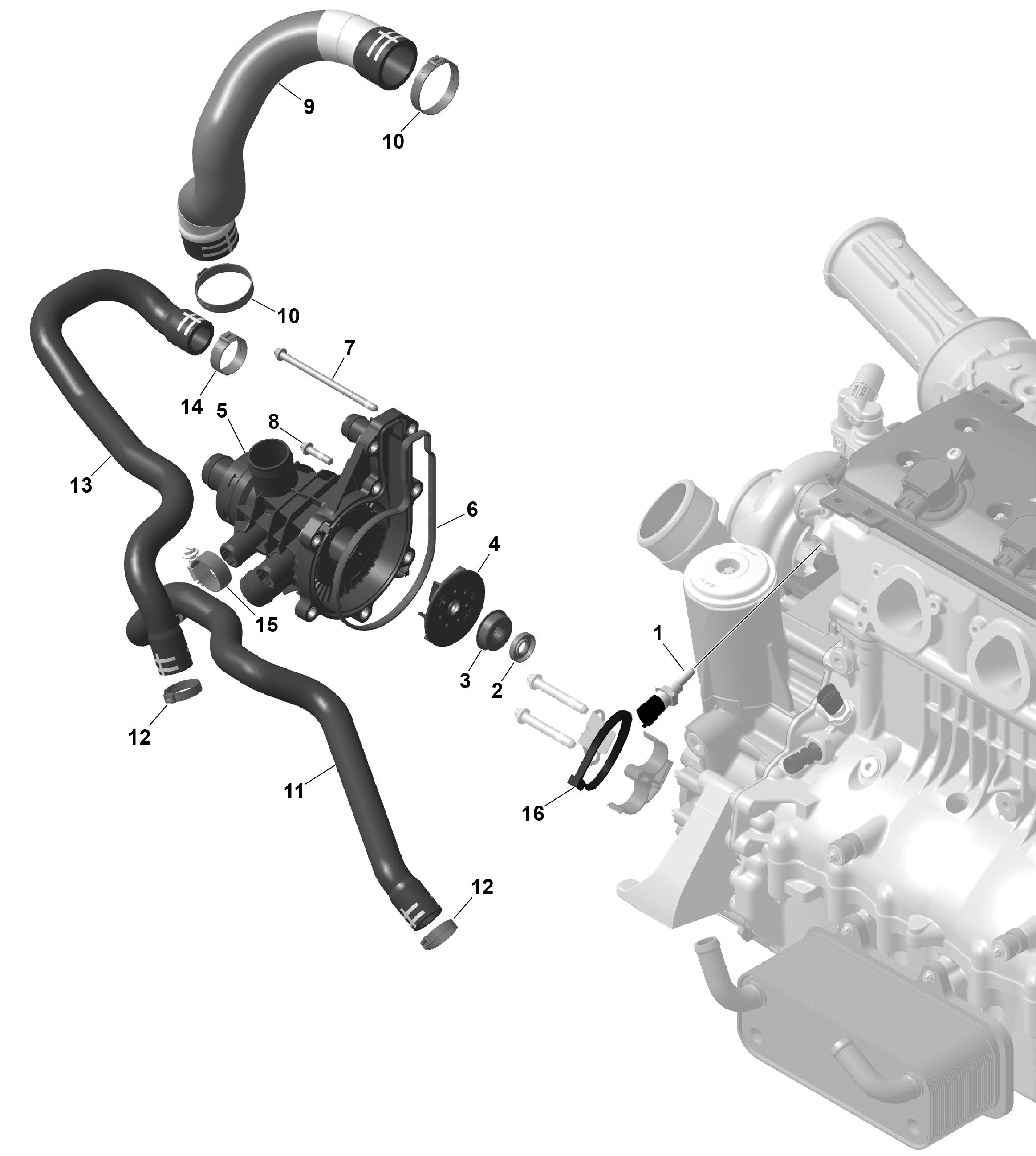 ROTAX охлаждение двигателя