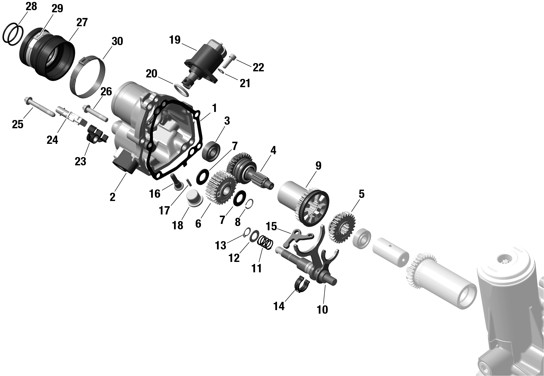 ROTAX коробка передач iDF