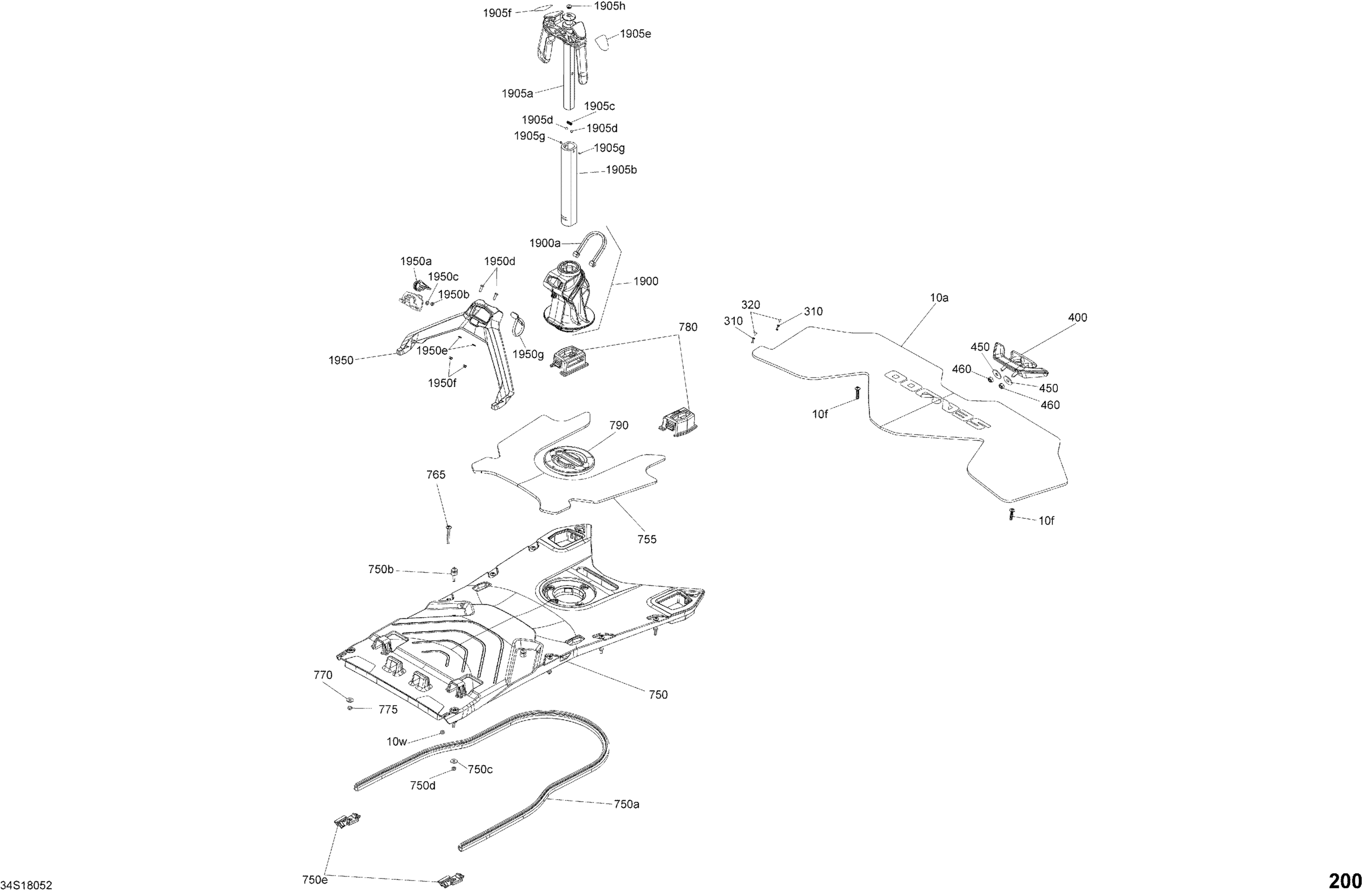 Корпус задний Part Wake Package Pro