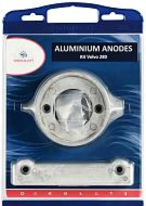 Комплект алюминиевых анодов для VOLVO PENTA 280 OEM: 875815+832598 (Osculati)