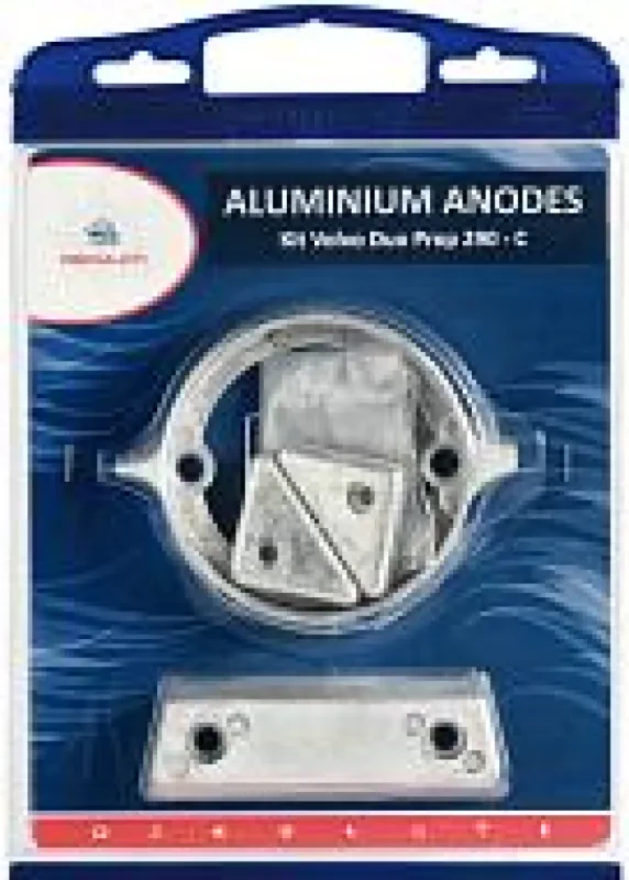 Комплект алюминиевых анодов для VOLVO 290 DUO PROP OEM: 875821+852835+872793x2 (Osculati)