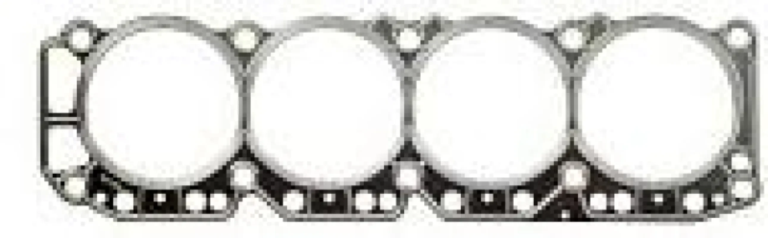 Прокладка под головку для VOLVO-PENTA/MERCRUISER 3.0L OEM: 18-2946, 27-52364 (оригинал)