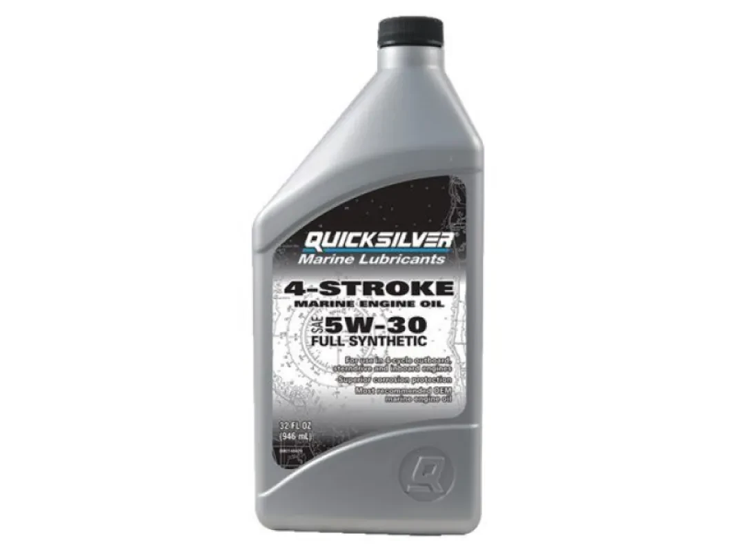 Моторное масло синтетическое 5W30 QUICKSILVER Full Synthetic для ПЛМ, 6@1л