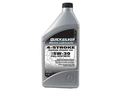 8M0180930 Моторное масло синтетическое 5W30 QUICKSILVER Full Synthetic для ПЛМ, 6@1л
