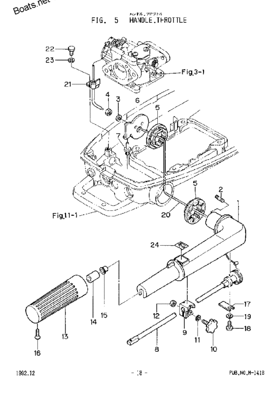 Handle, throttle
