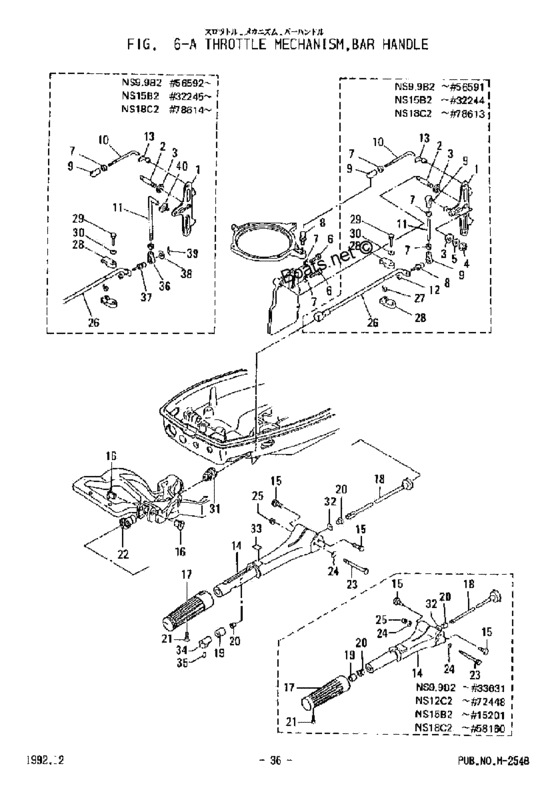 Throttle mechanism, bar handle