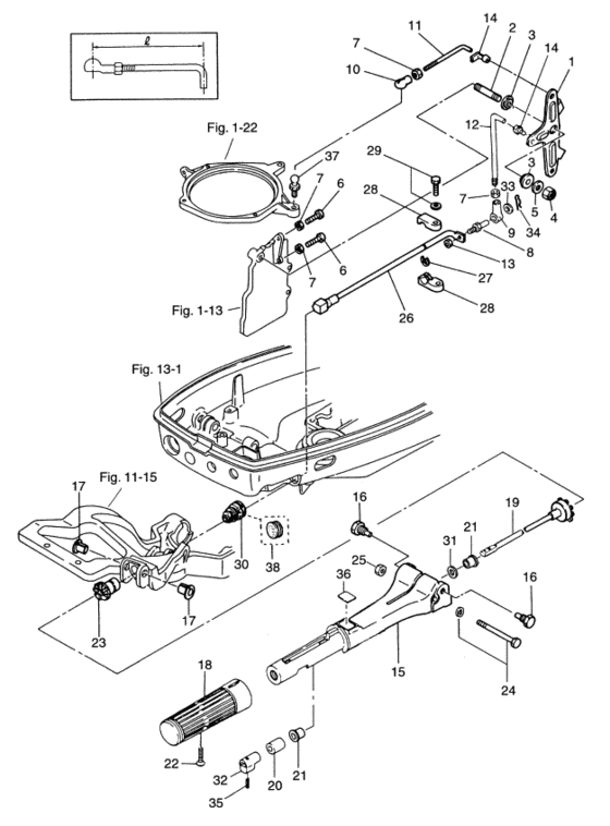 Throttle mechanism - tiller handle