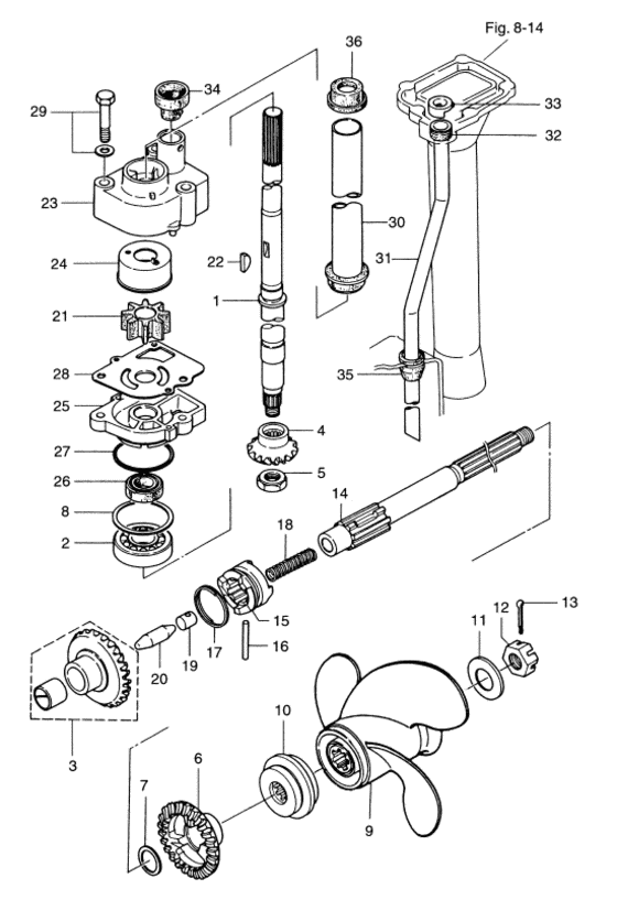 Трансмиссия - water pump