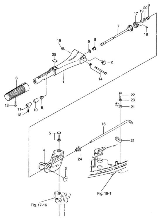 Tiller handle