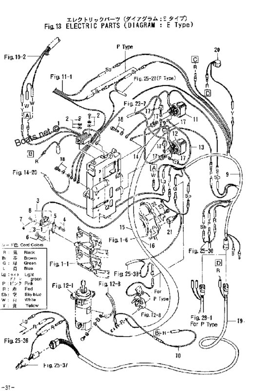 E type) electric детали (diagram