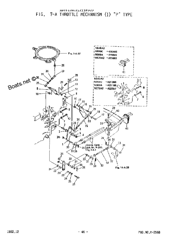 Throttle mechanism (1) "p" type