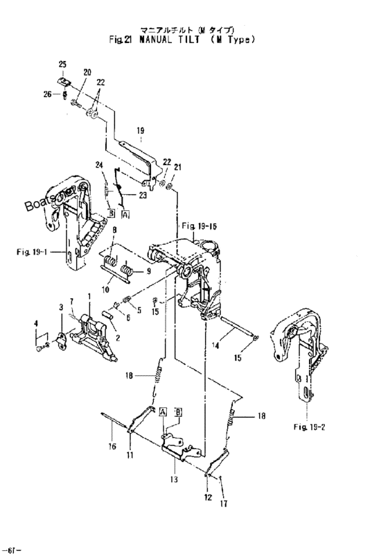 Manual tilt (m type)