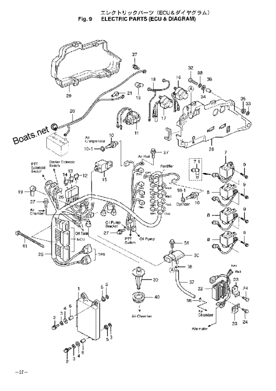 Electric детали (ecu и diagram)