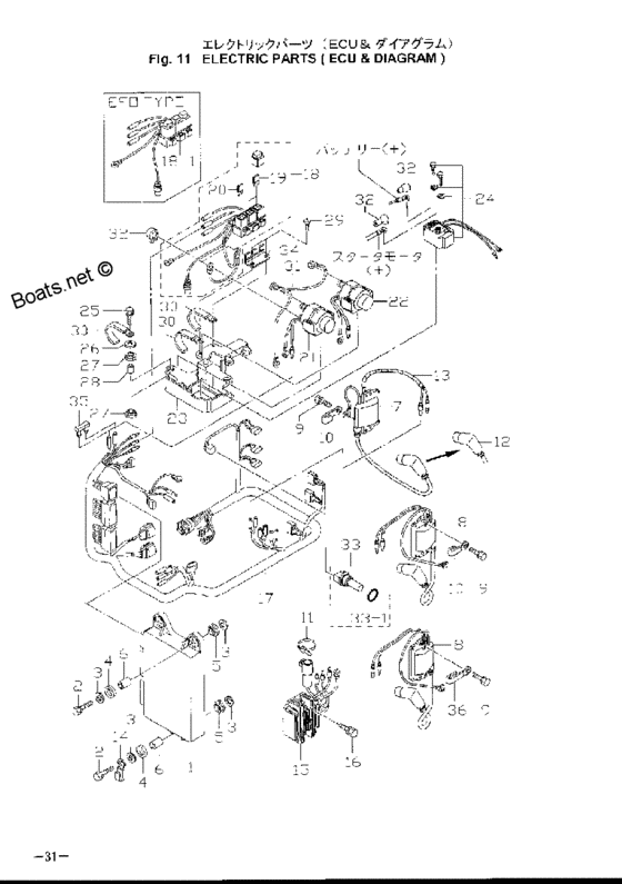 Electric детали (ecu и diagram)