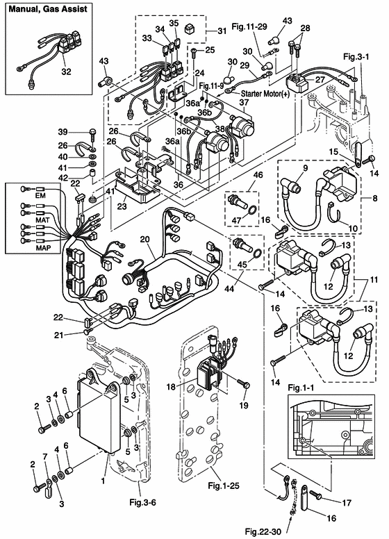 Electric детали (ecu и diagram)