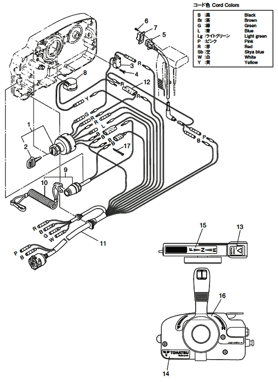 Component детали of выносной control box (electrical детали)