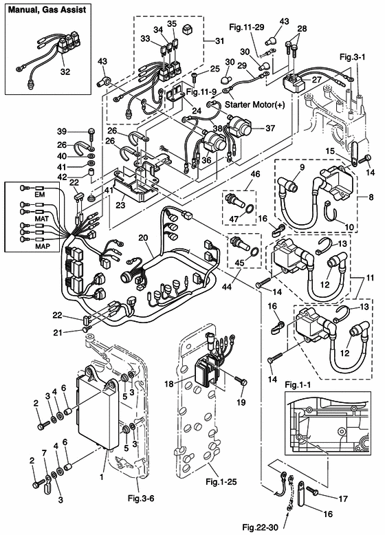 Electric детали (ecu и diagram)