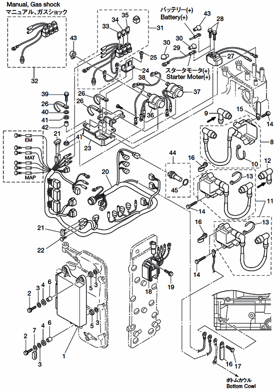 Electric детали (ecu и diagram)