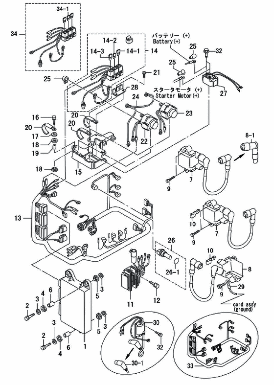 Electric детали (ecu и diagram)