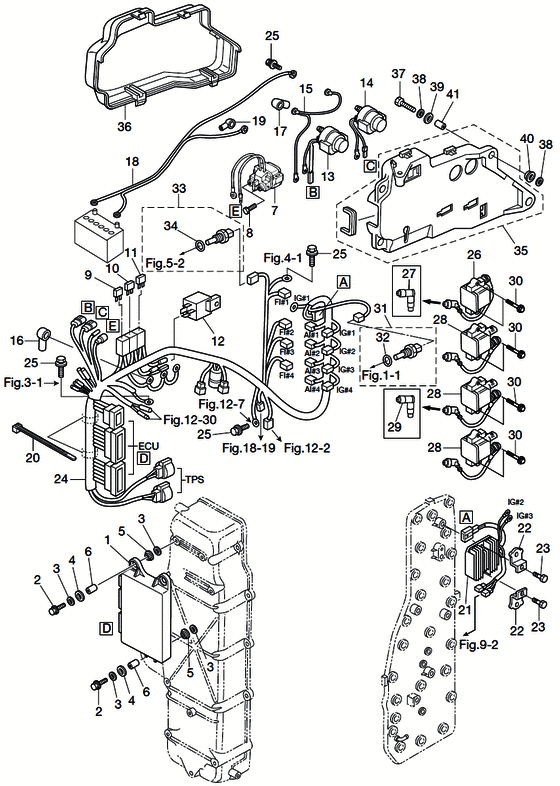 Electric детали (ecu и diagram)