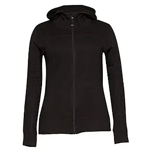 Женская кофта на молнии с капюшоном W8314-010 Black (XL)