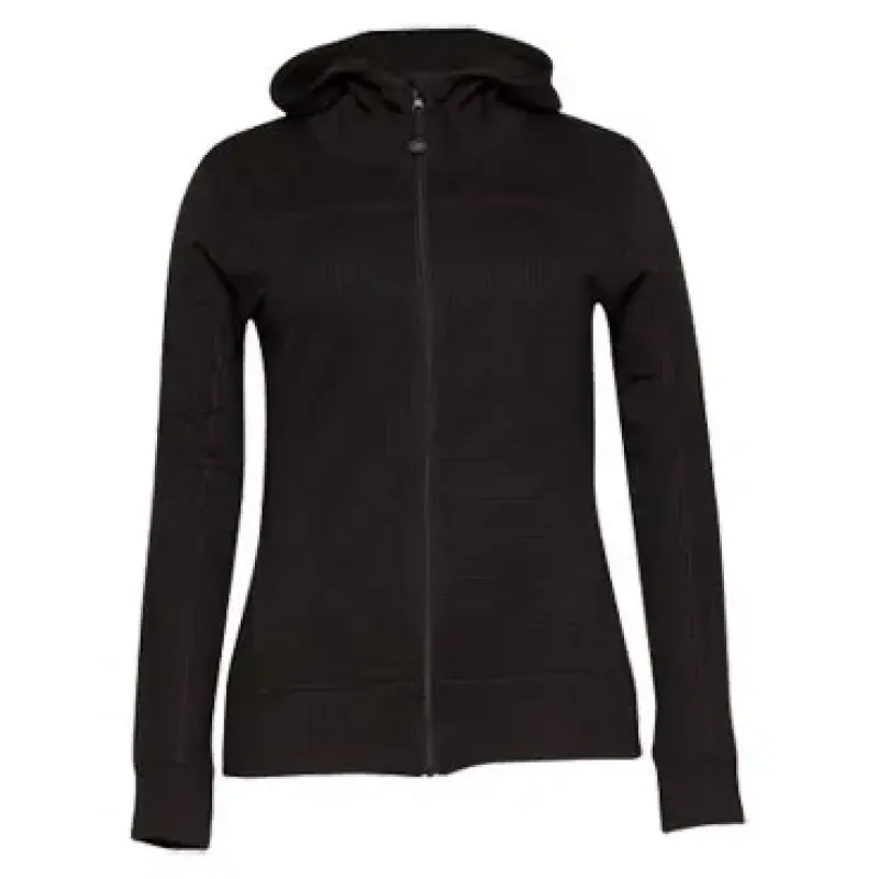 Terramar Женская кофта на молнии с капюшоном  Black (XL)