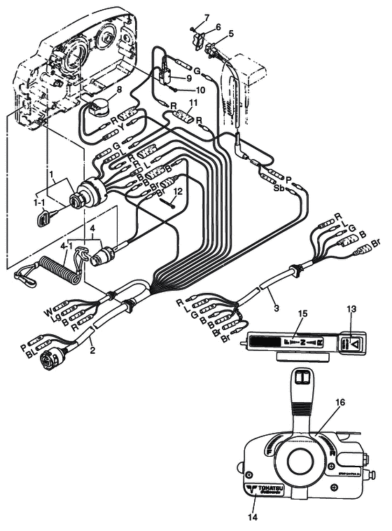 Component детали of выносной control box assy. (electrical детали)