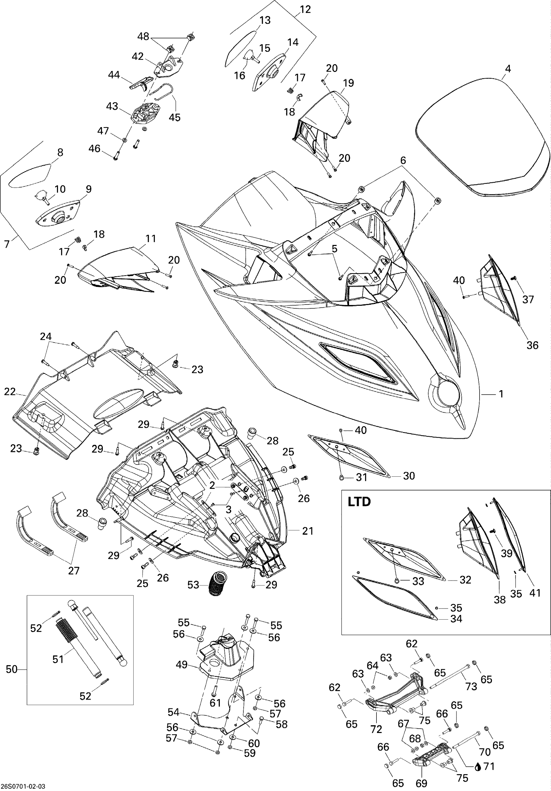 Front Storage Compartment