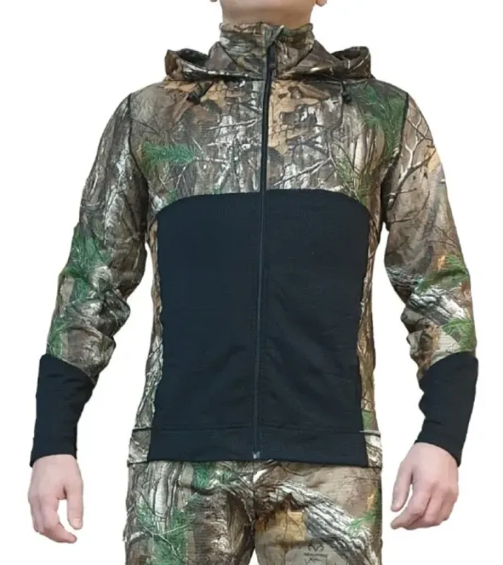 Terramar Куртка с капюшоном на молнии  Black+RealTree (XXL)