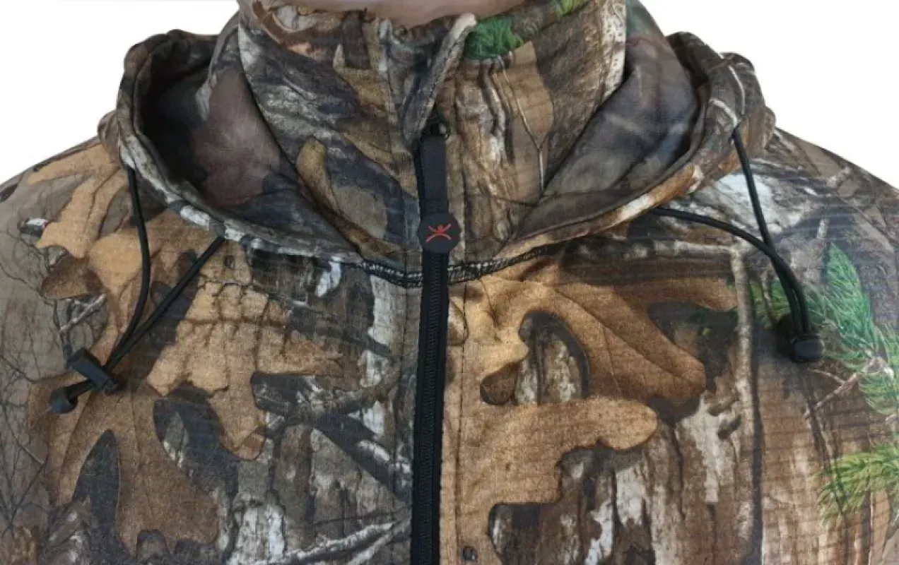 Terramar Куртка с капюшоном на молнии  Black+RealTree (XXL)