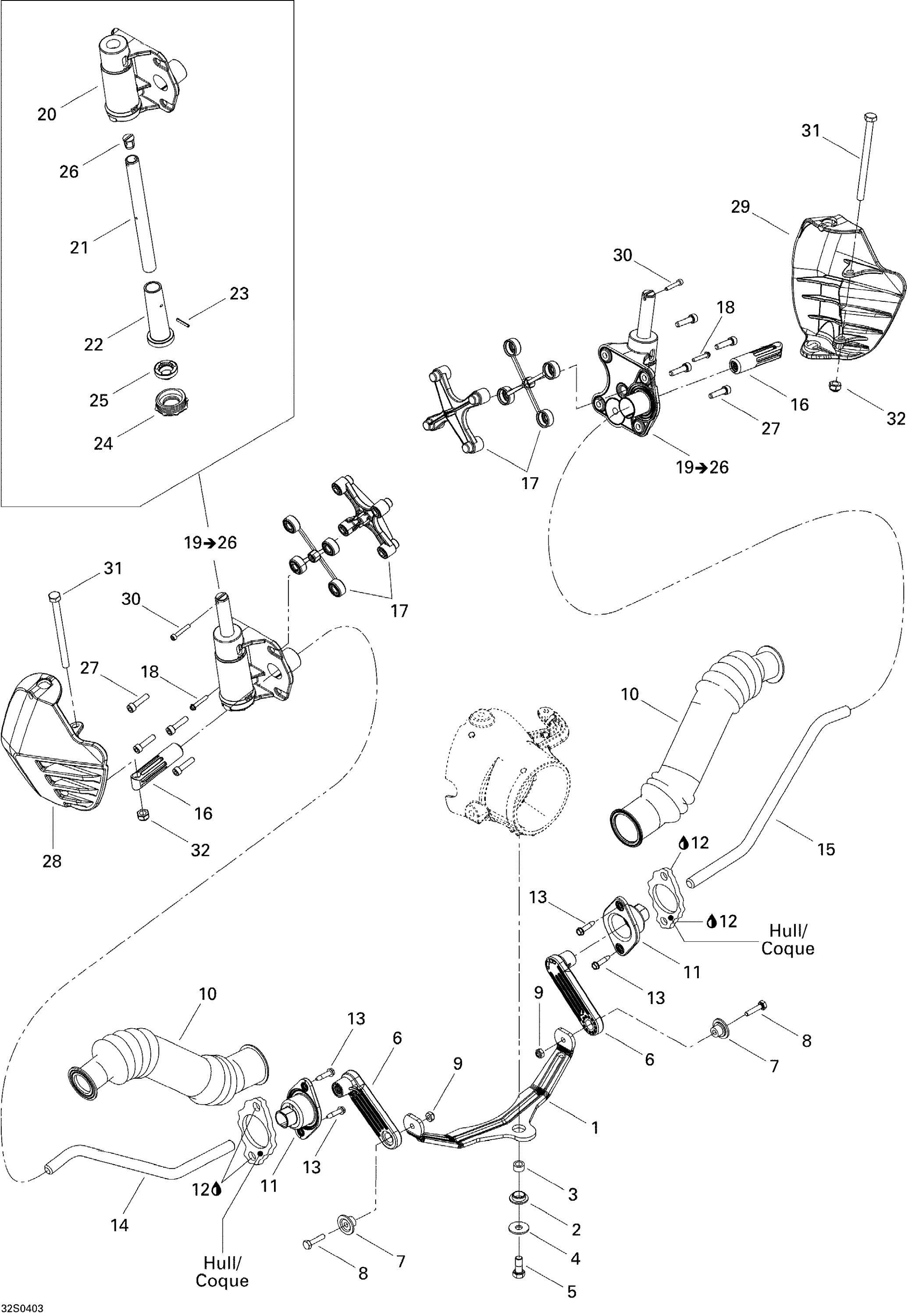 Off Power Assisted рулевое